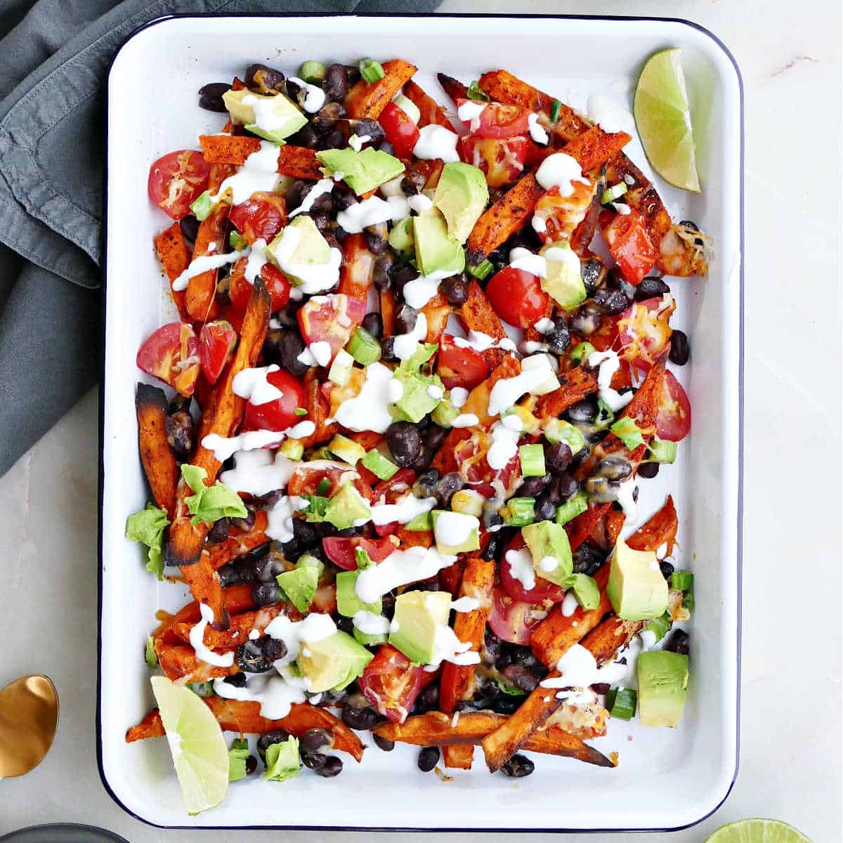 Loaded Sweet Potato Fries