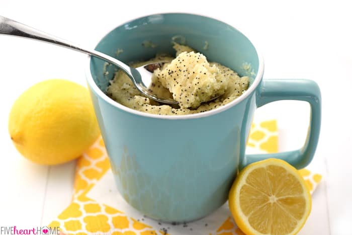 Lemon Poppy Seed Mug Cake