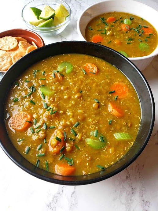 Quinoa and Lentil Soup
