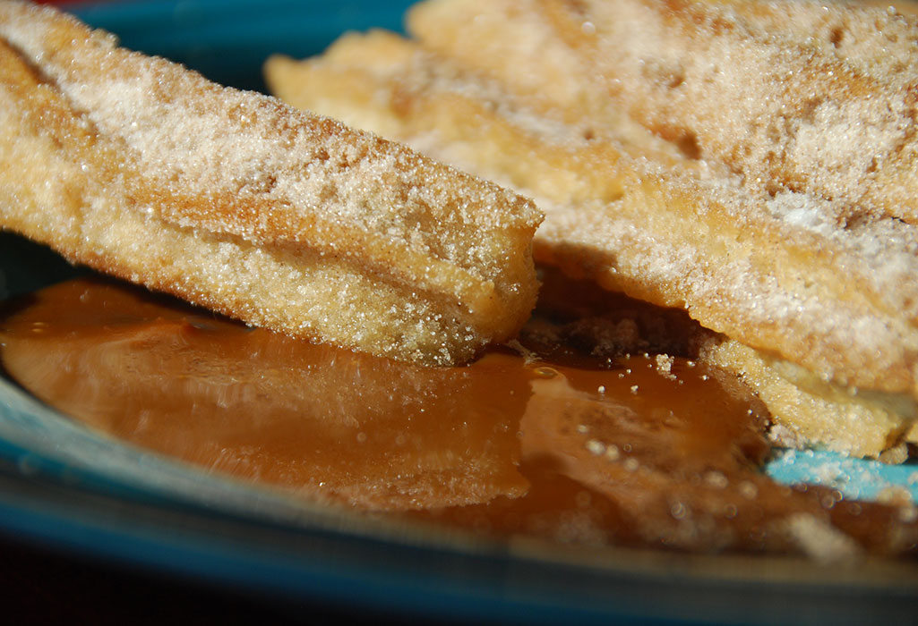 Receta de Churros con Chocolate de Dulce de Leche
