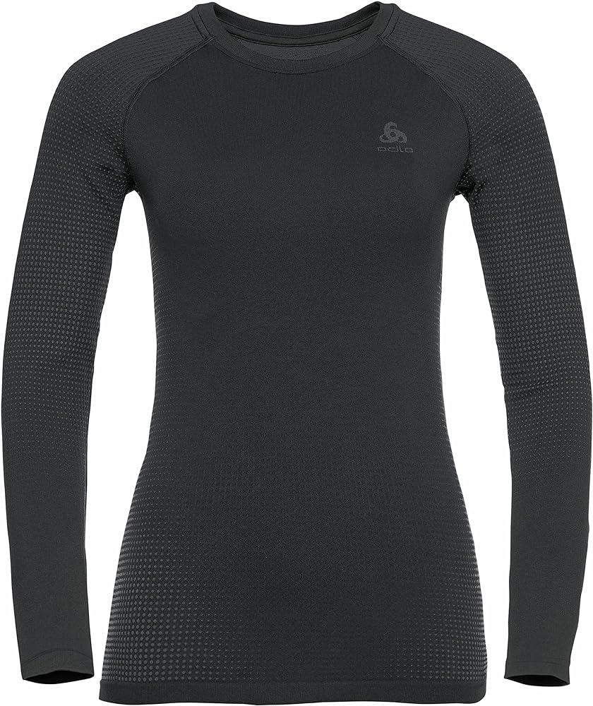 10. Odlo Women's Performance Warm Long Sleeve Base Layer Top