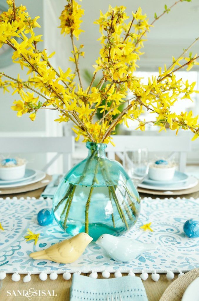 Aqua and Sand Kitchen