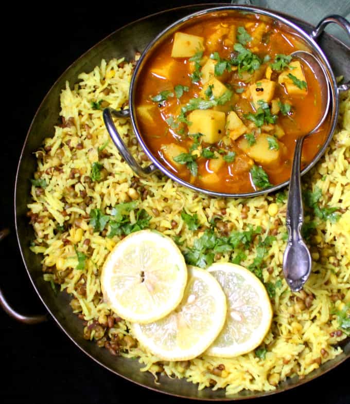 Sprouts Masala Khichdi