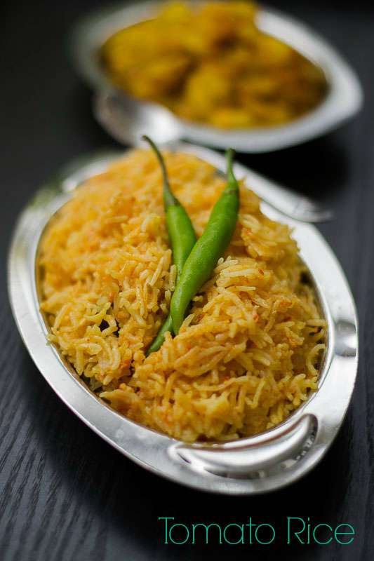 Tomato Rice with Coconut