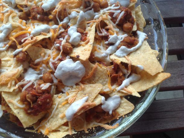 Chana Bhatura Nachos
