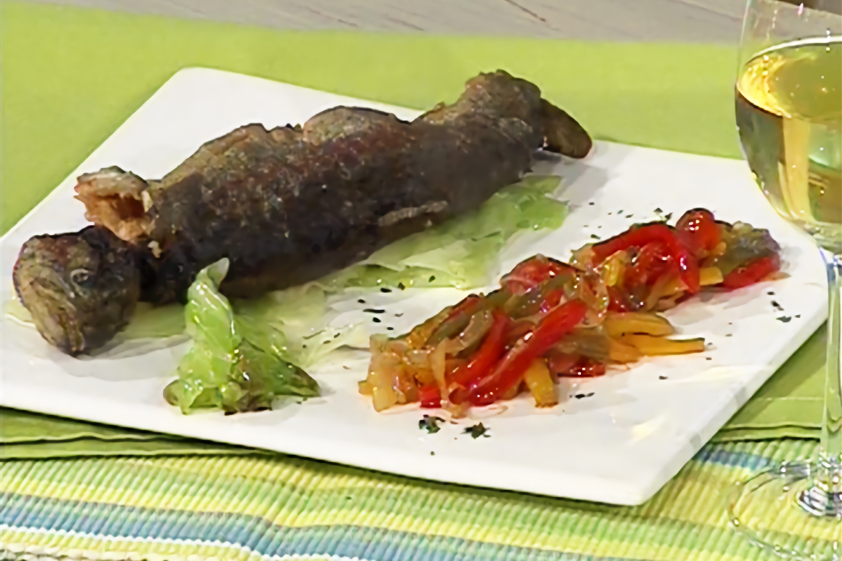 Trucha a la Navarra - Receta gourmet