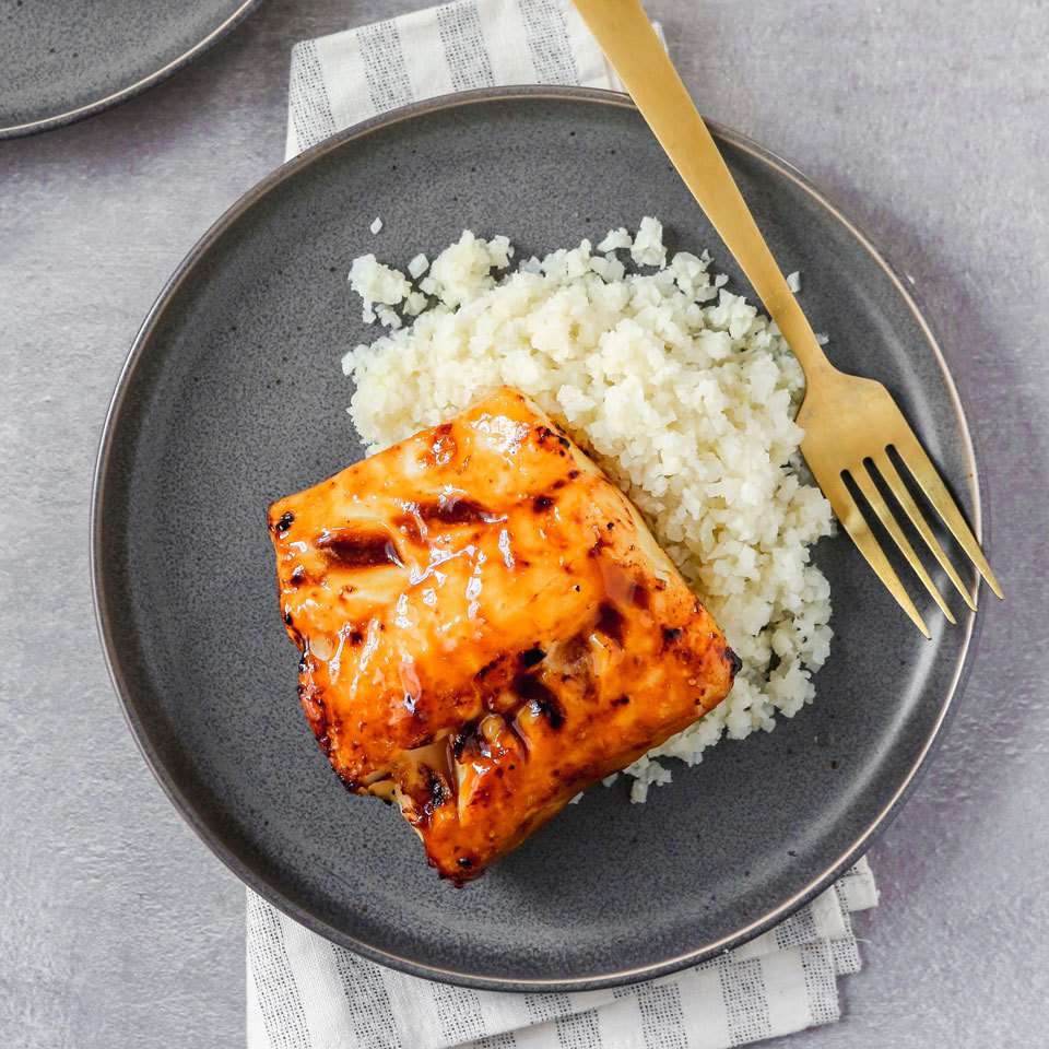 Cod and Cauliflower Rice Bowl