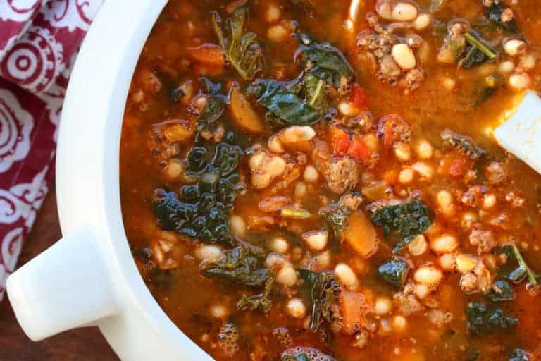 Tuscan Sausage and White Bean Stew
