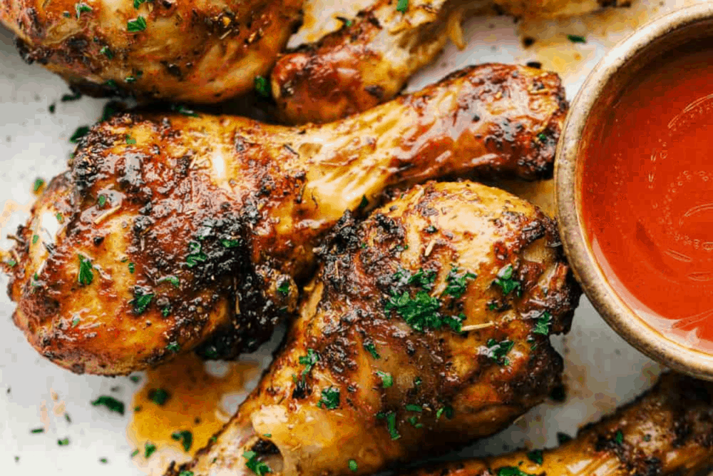 Air Fryer BBQ Chicken Drumsticks