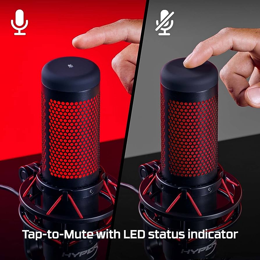 HyperX QuadCast USB Condenser Gaming Microphone