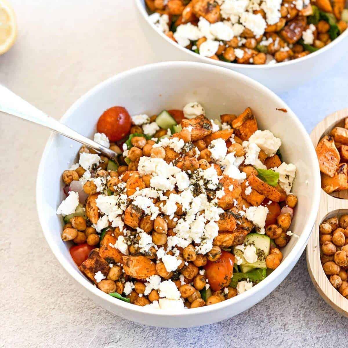 Mediterranean Sweet Potato Salad