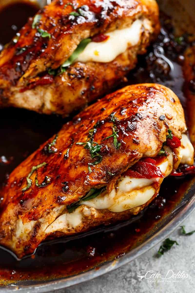 Caprese Stuffed Chicken Breast