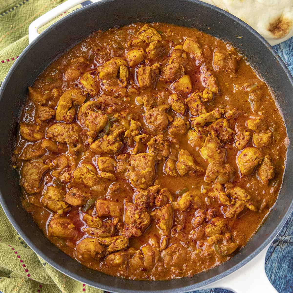 Chicken Vindaloo with Raita