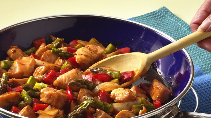Halibut and Vegetable Stir-Fry