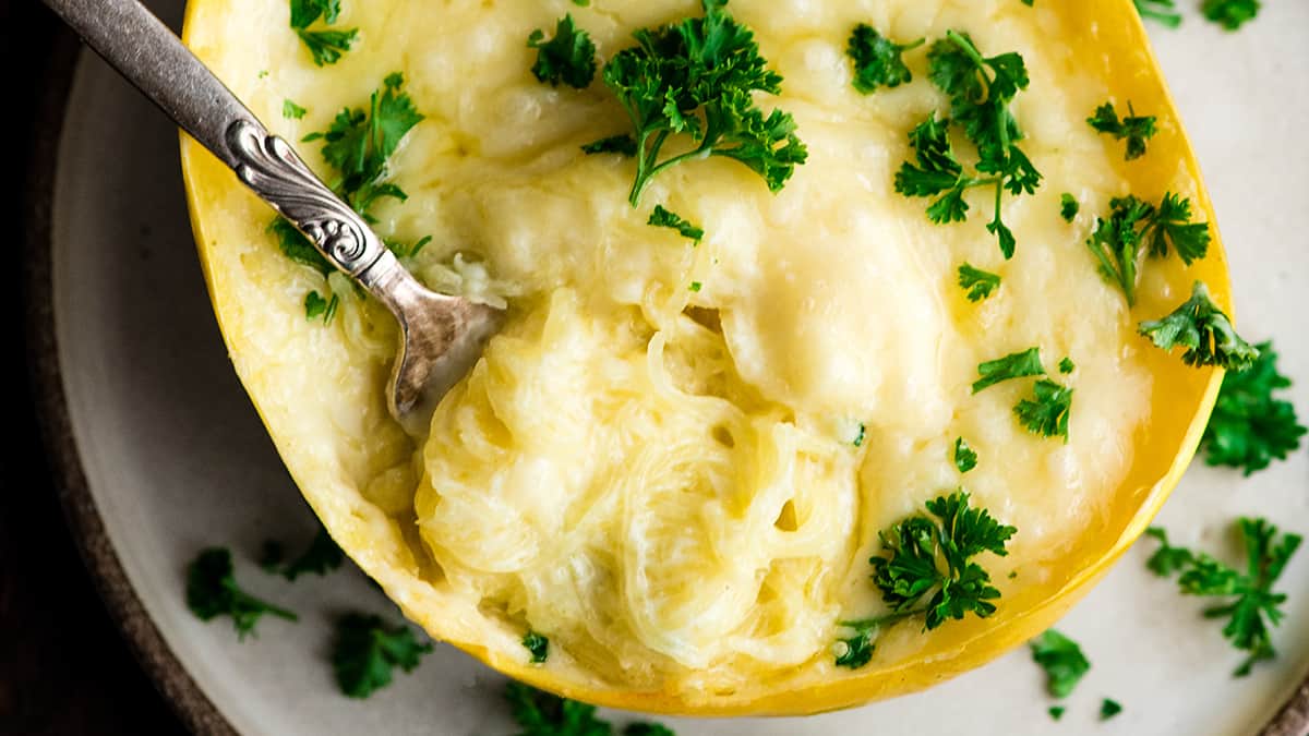 Spaghetti Squash Mac and Cheese
