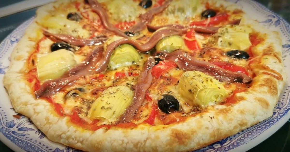 Pizza Marinara con pimientos