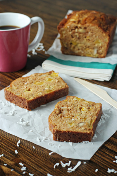 Mango and Coconut Bread