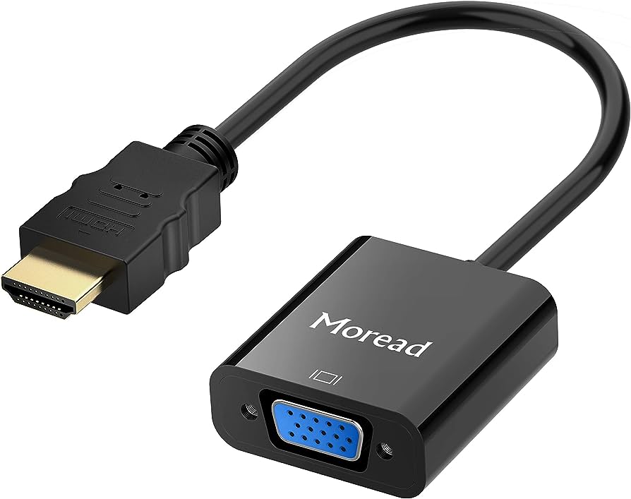 Moread HDMI to VGA Adapter with Audio