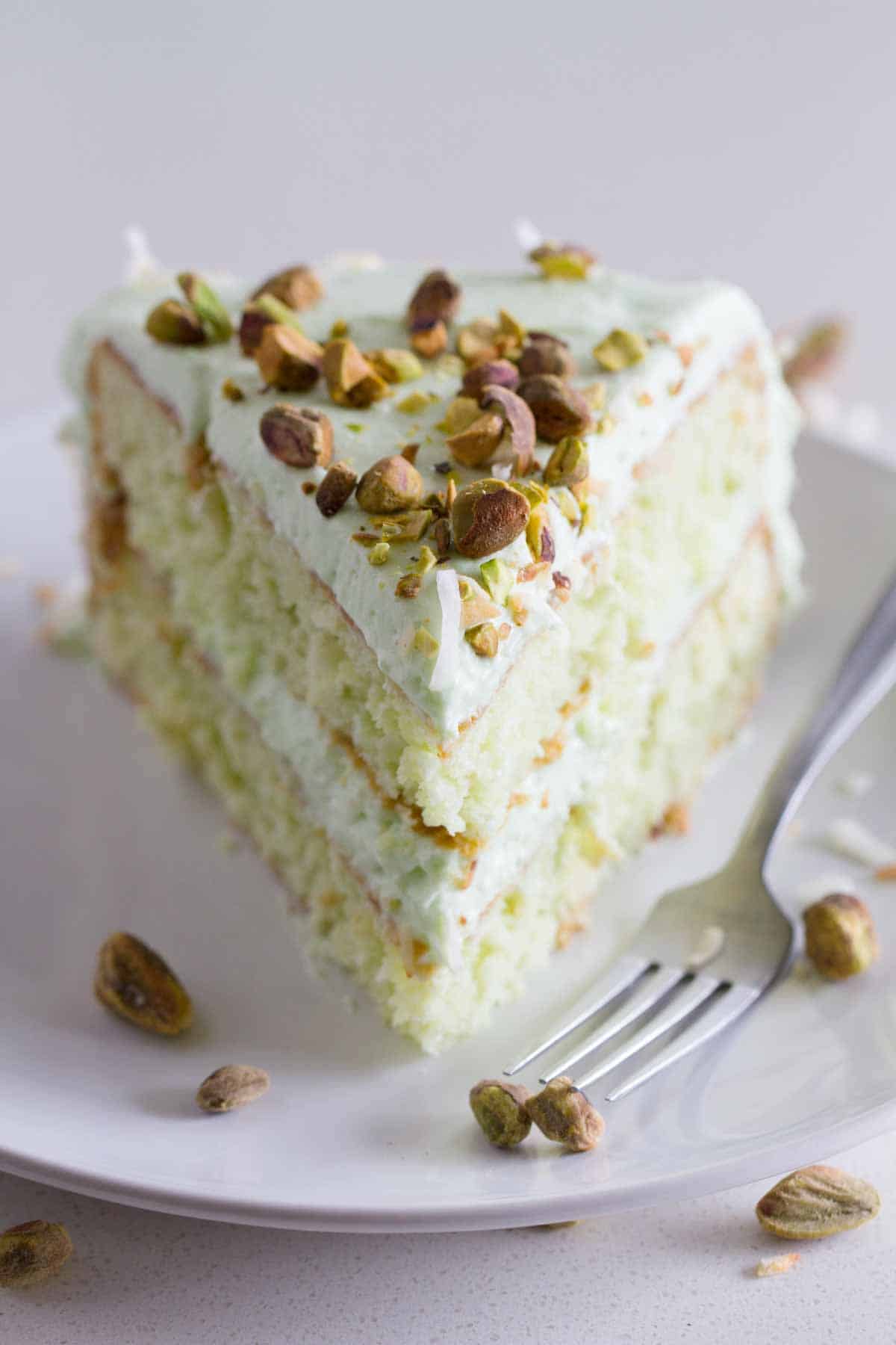 Pistachio and Coconut Cake