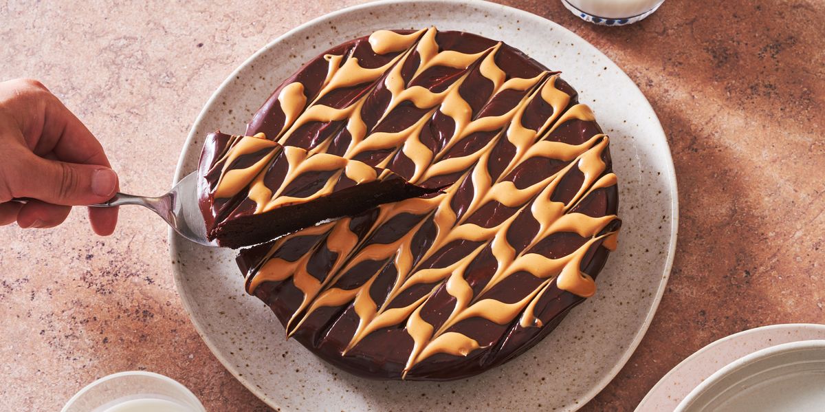 Peanut Butter Chocolate Cake Recipe from Delish