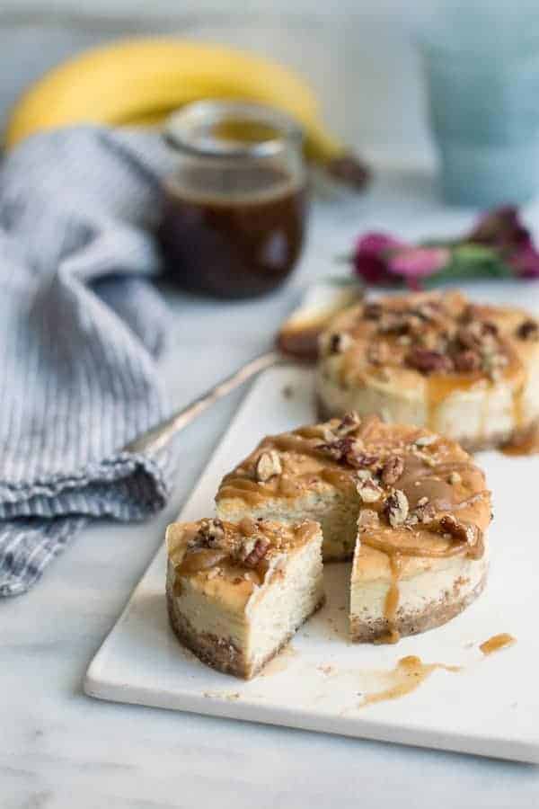 Caramel Banana Cheesecake