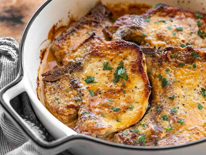 Pork Chops with Honey Mustard Glaze