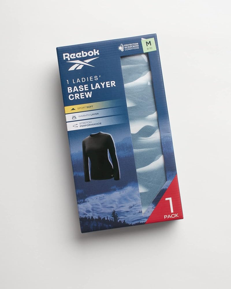 6. Reebok Women's Snake Print Base Layer Top