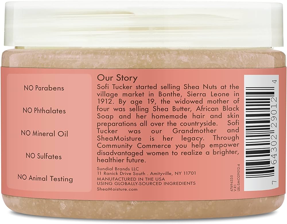 SheaMoisture Coconut & Hibiscus Hand & Body Scrub