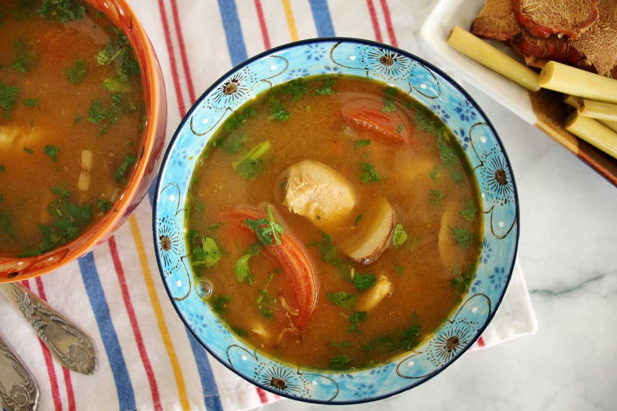 Tom Yum Gai (Spicy Chicken Soup)
