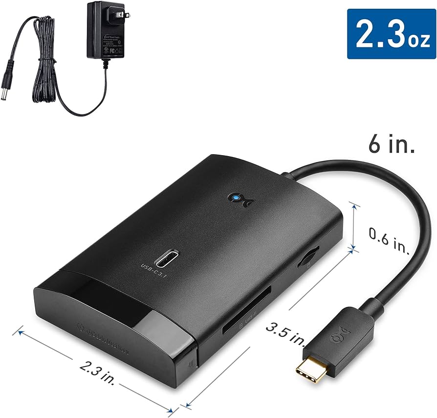 Cable Matters 10Gbps USB C Multiport Adapter