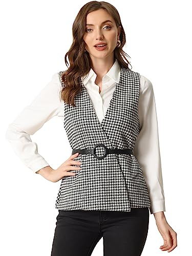 Women's Belted Single-Breasted Suit Jacket - Sleek and Versatile