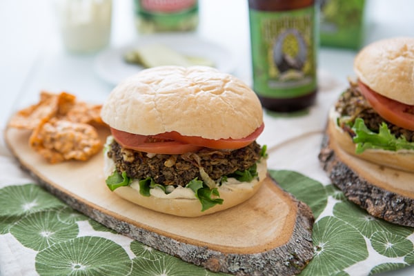 Lentil and Mushroom Burgers