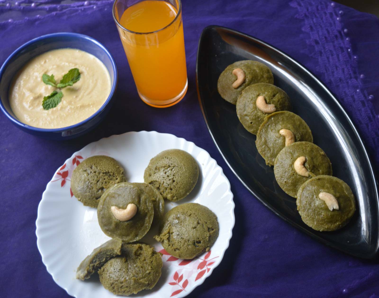 Spinach Idli