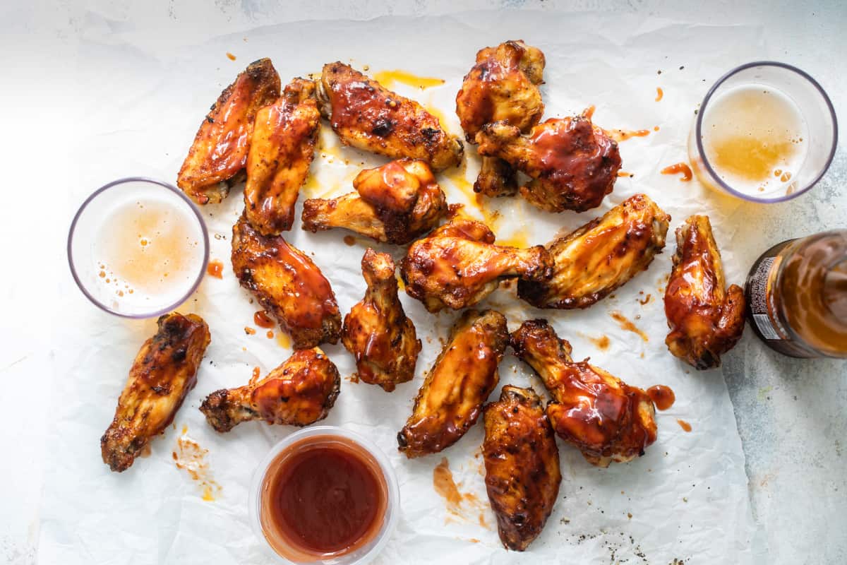 Maple Glazed Chicken Wings