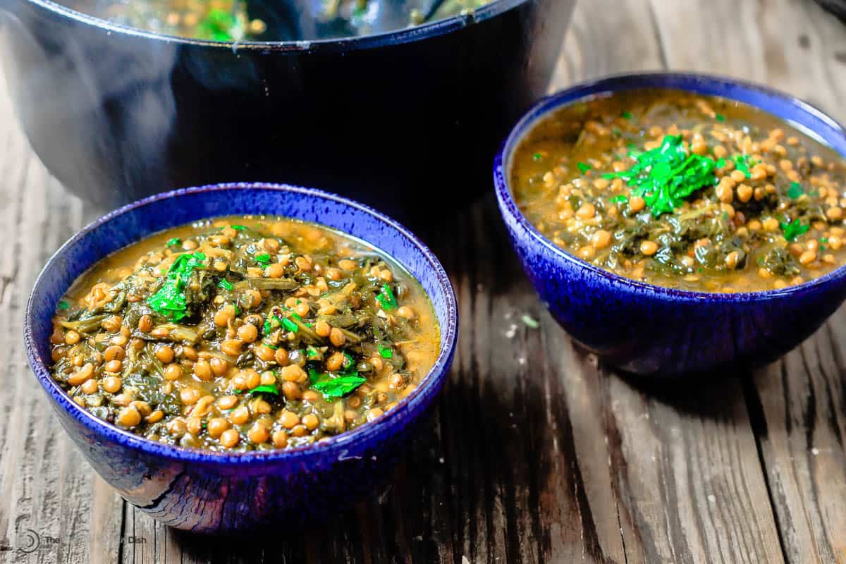 Lentil and Spinach Stew