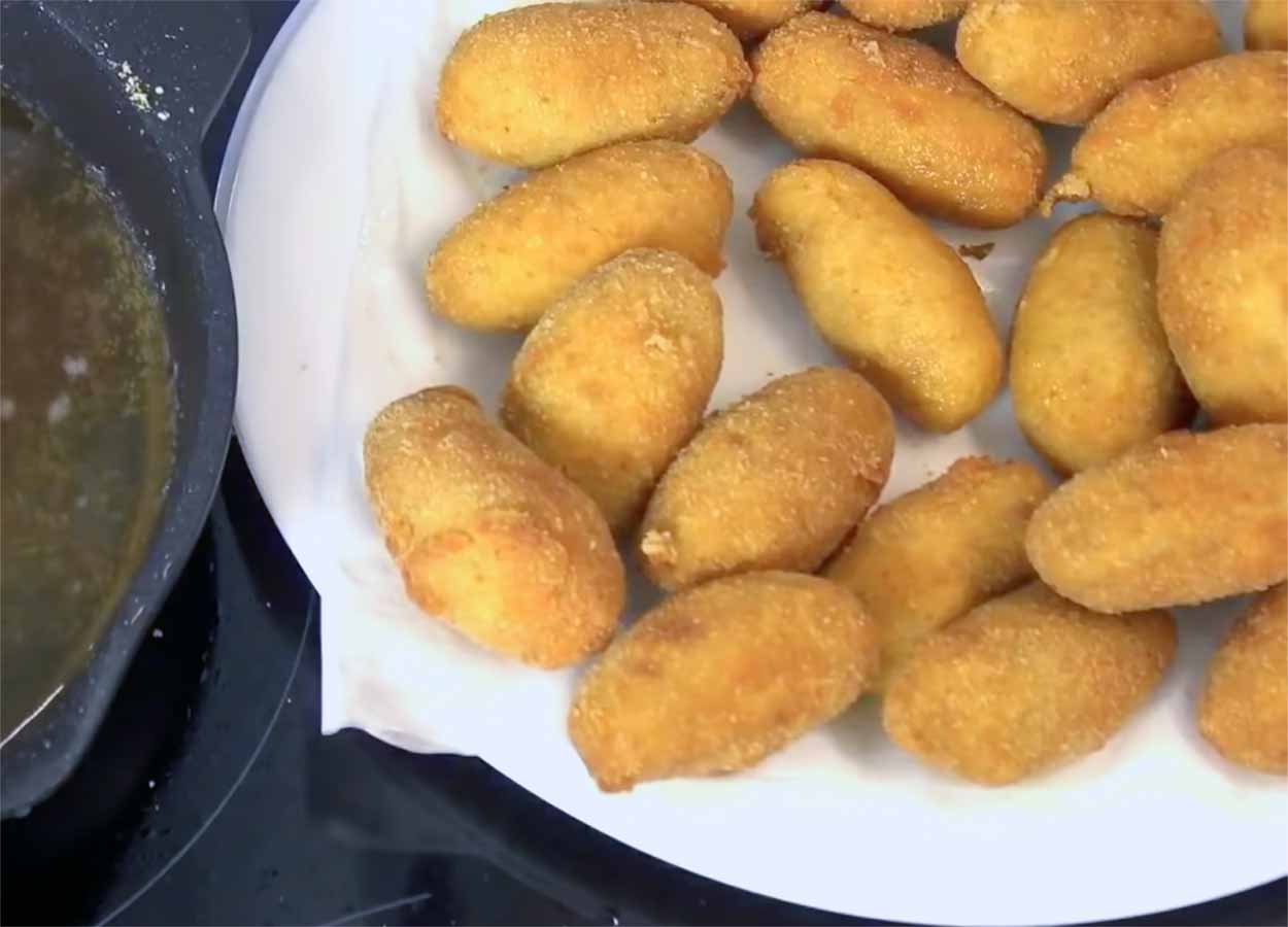 Croquetas de pollo con queso azul