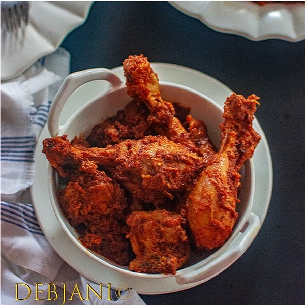 Chicken Kolhapuri Kebabs