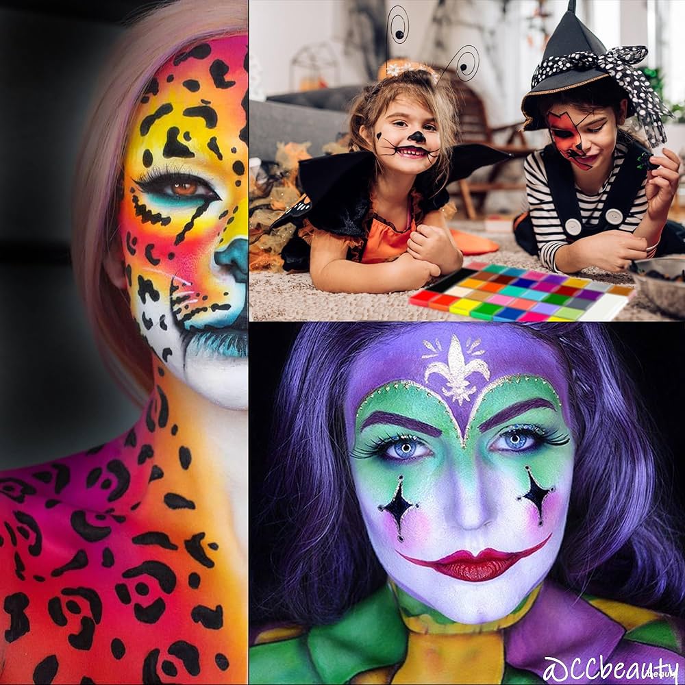 CCBeauty Professional Face and Body Paint Set