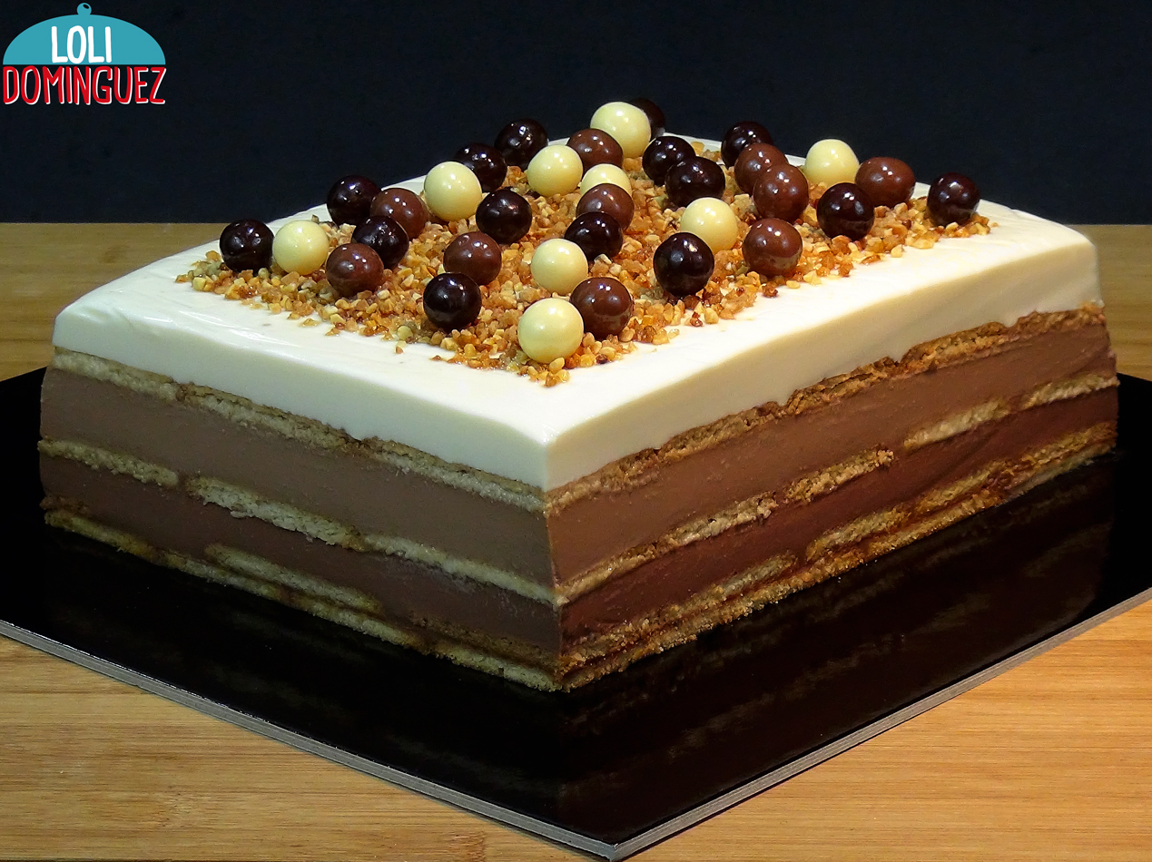 Tarta de la Abuela de tres chocolates