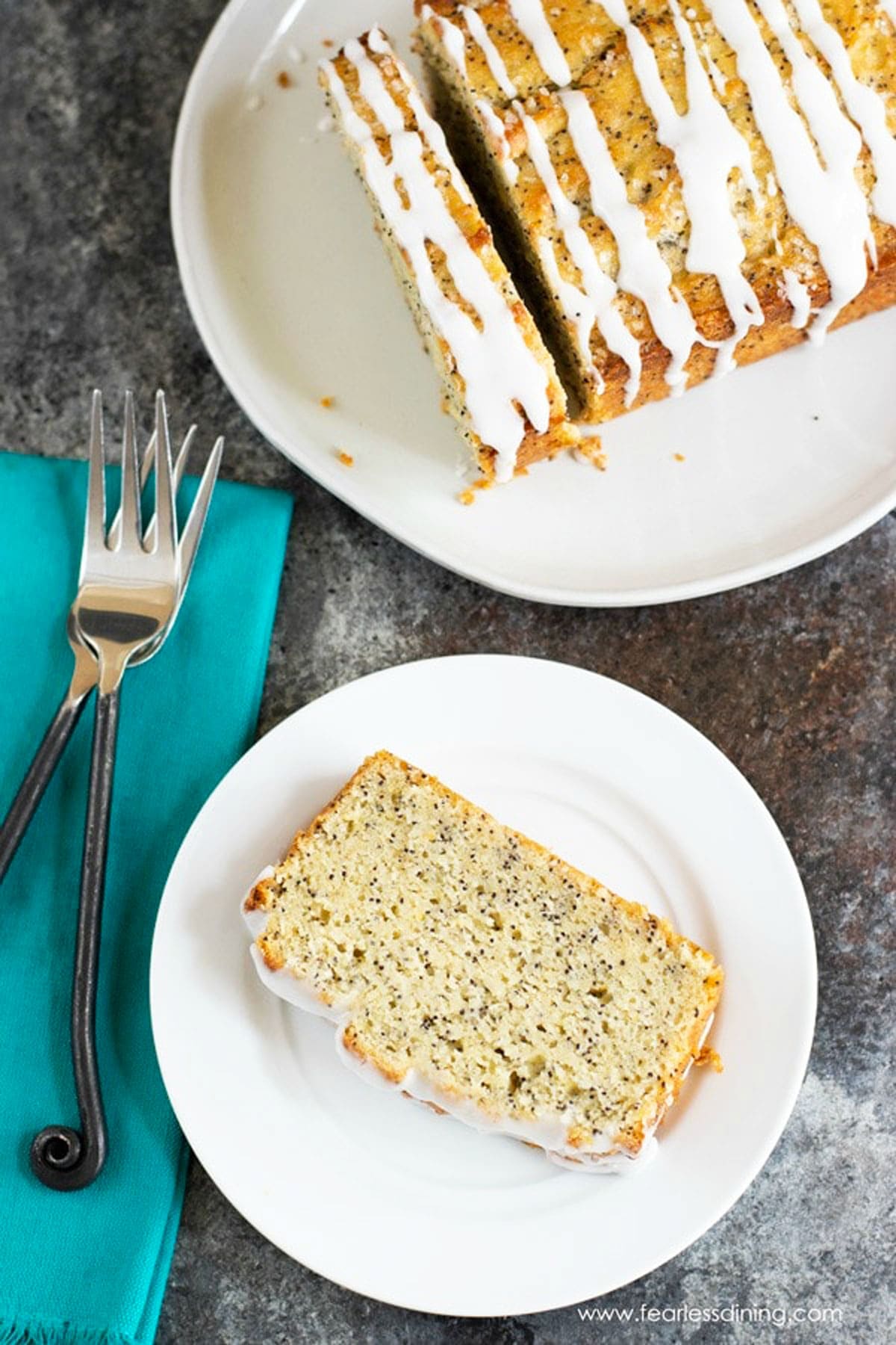 Gluten-Free Lemon Poppy Seed Cake