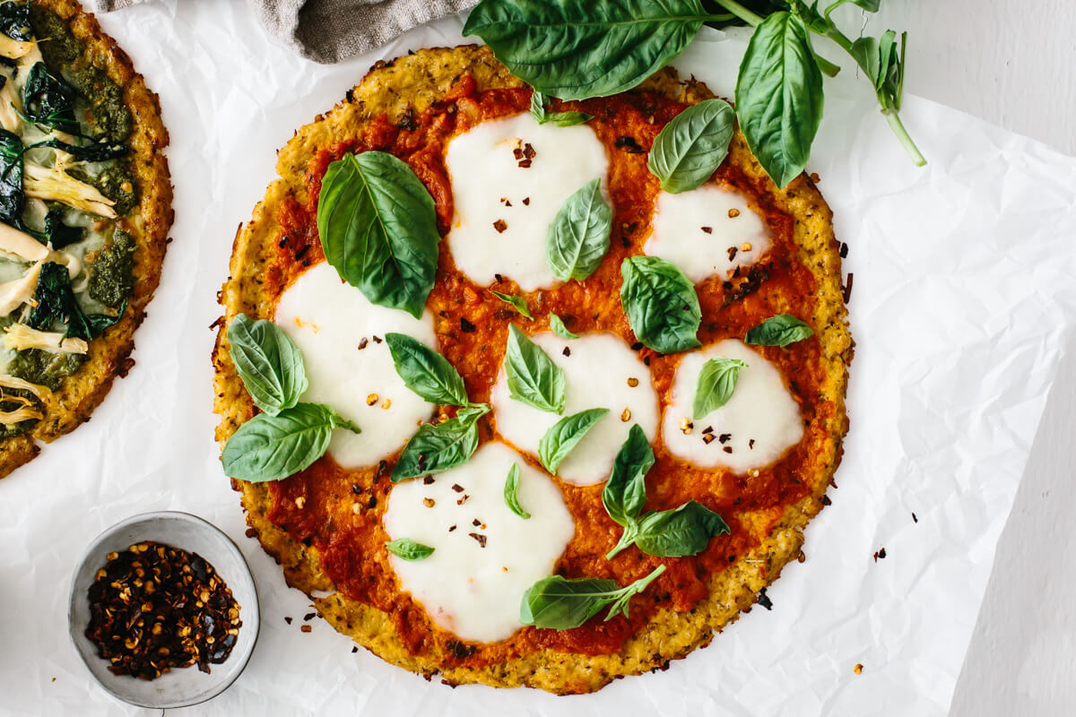 Keto Cauliflower Pizza