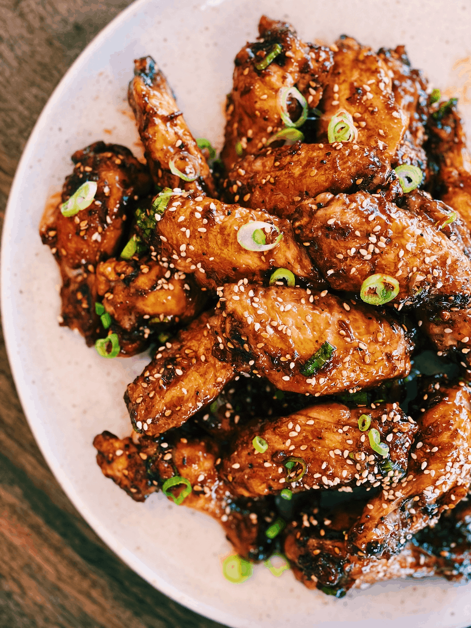 Sweet and Sticky Soy Glazed Chicken Wings
