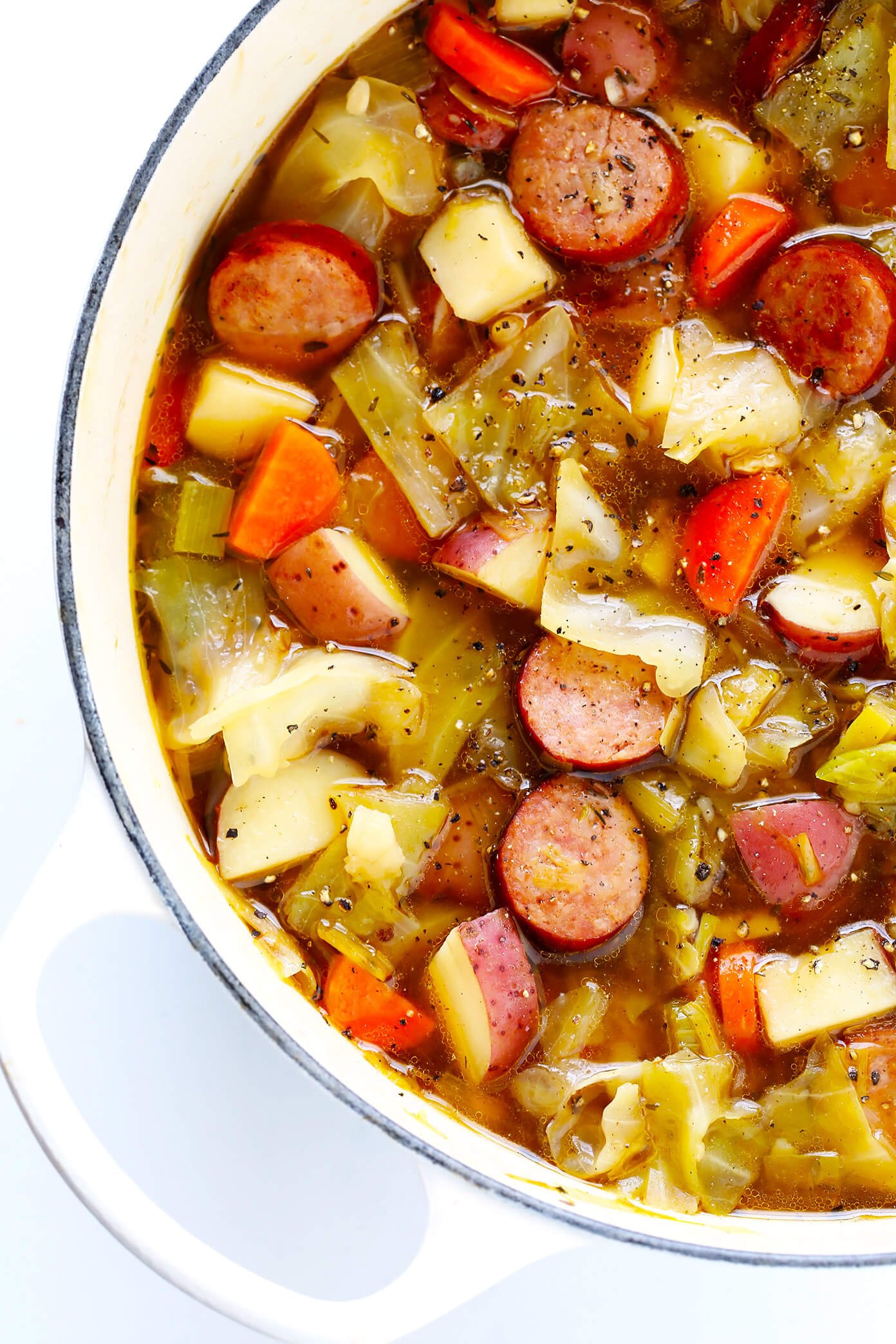 Kielbasa and Cabbage Soup