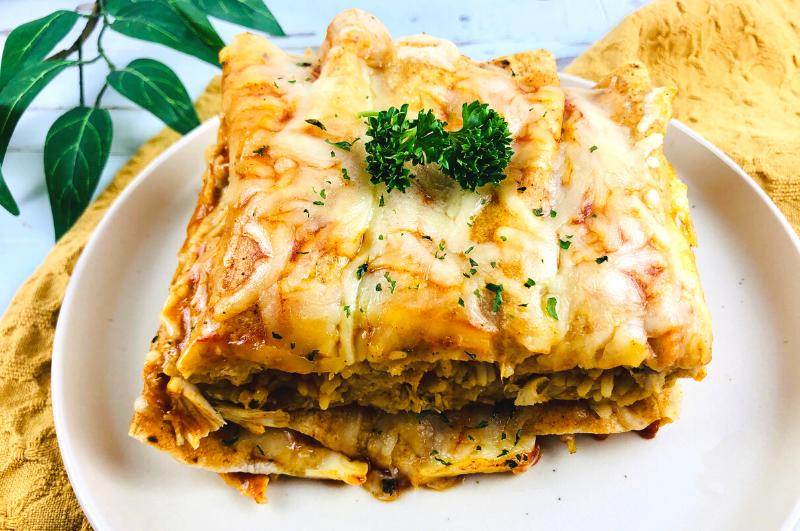 Chicken and Rice Enchiladas