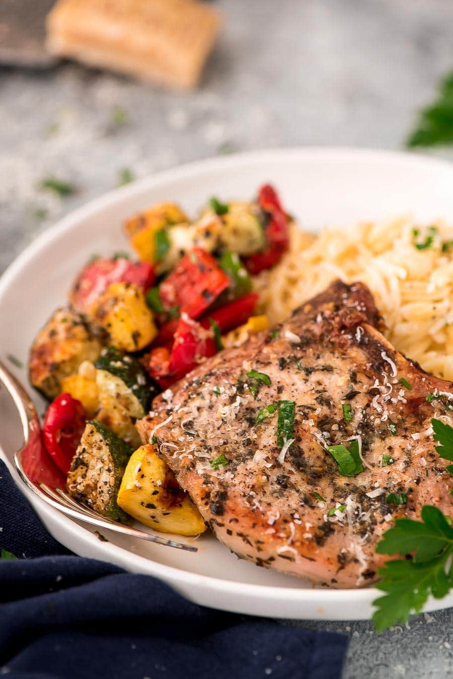 Italian Boneless Pork Chops