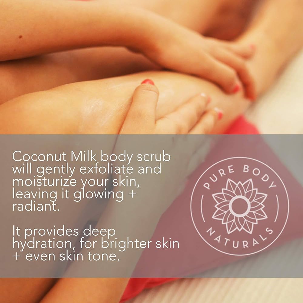 Pure Body Naturals Coconut Milk Body Scrub