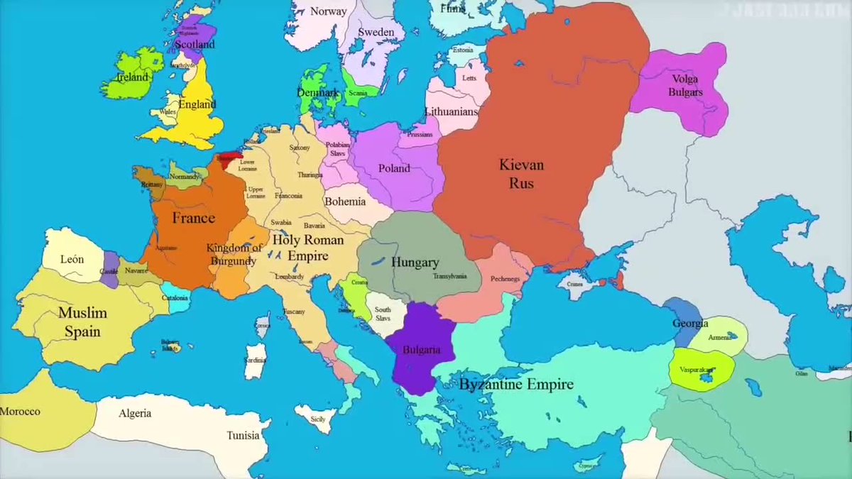 Movimiento de fronteras en Europa