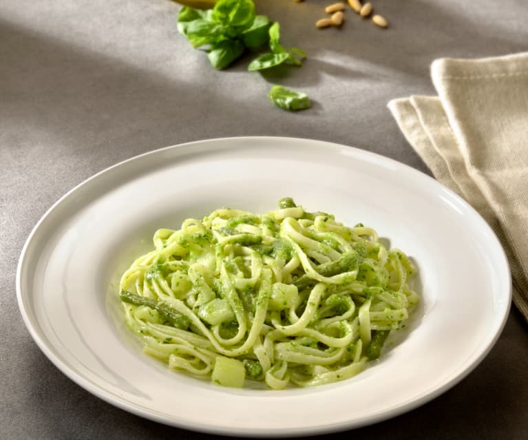 Trenette al Pesto con Calabacín