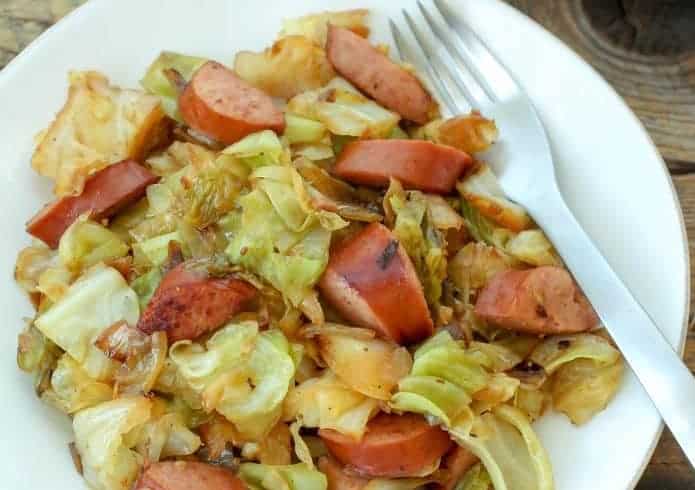Cabbage and Sausage Skillet