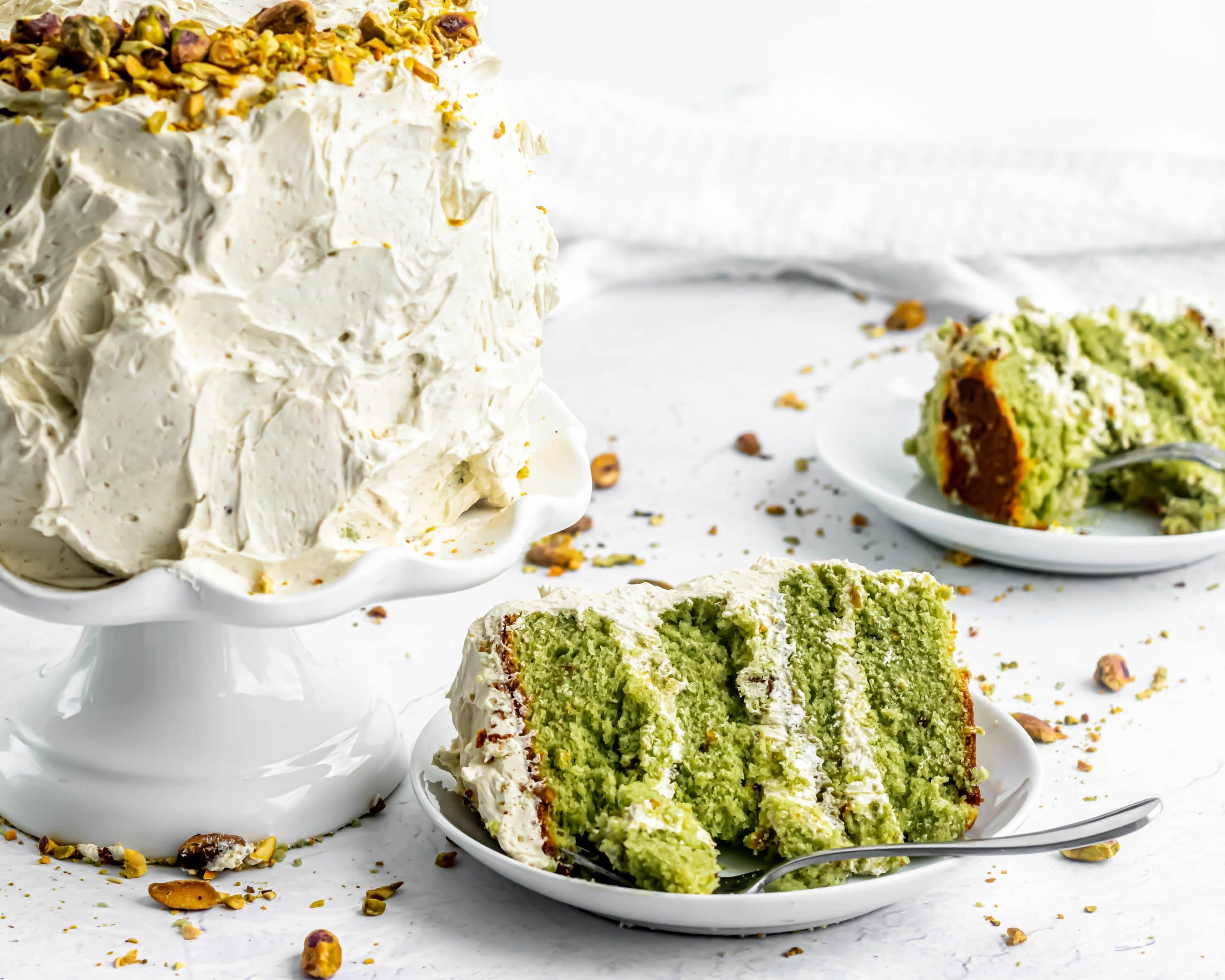 Pistachio Cream Cake